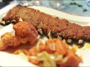 Spare Rips, Rosmarinkartoffeln aus der Süßkartoffel mit scharfem Blumenkohl! - Rezept