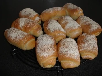 gerollte Brötchen - Rezept
