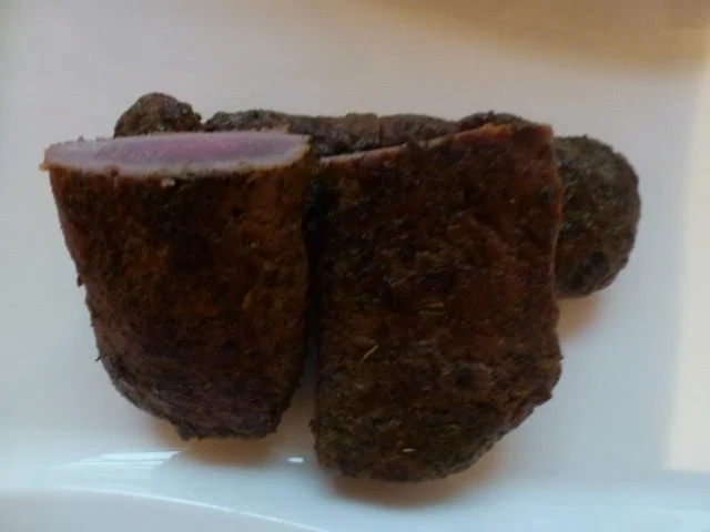 Rezept: "Fast" perfekte marinierte NT Lammlachse mit Wildkräuterkruste Bild Nr. 2 "Fast" perfekte marinierte NT Lammlachse mit Wildkräuterkruste - Rezept - Bild Nr. 2