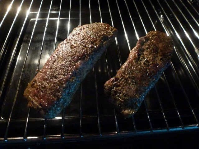 Rezept: "Fast" perfekte marinierte NT Lammlachse mit Wildkräuterkruste Bild Nr. 6 "Fast" perfekte marinierte NT Lammlachse mit Wildkräuterkruste - Rezept - Bild Nr. 6