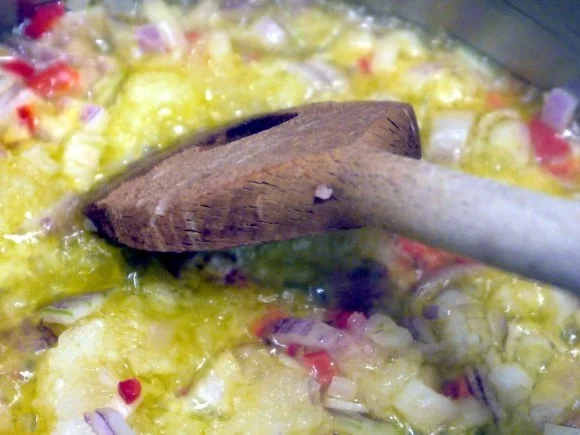 Spaghetti mit Tomaten-Pfirsich-Sauce - Rezept - Bild Nr. 5