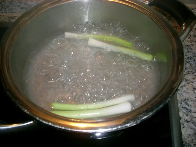 Rezept: Zander auf Lauchrisotto mit Rotwein-Butter-Soße Bild Nr. 4 Zander auf Lauchrisotto mit Rotwein-Butter-Soße - Rezept - Bild Nr. 4