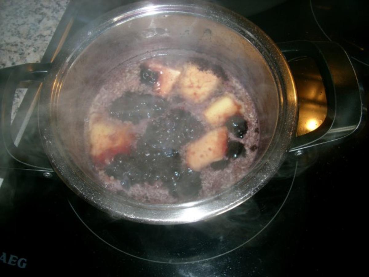 Zander auf Lauchrisotto mit Rotwein-Butter-Soße - Rezept - Bild Nr. 9