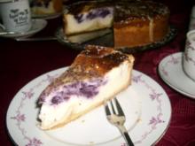 Quark-Heidelbeer-Wirbel-Torte>> - Rezept