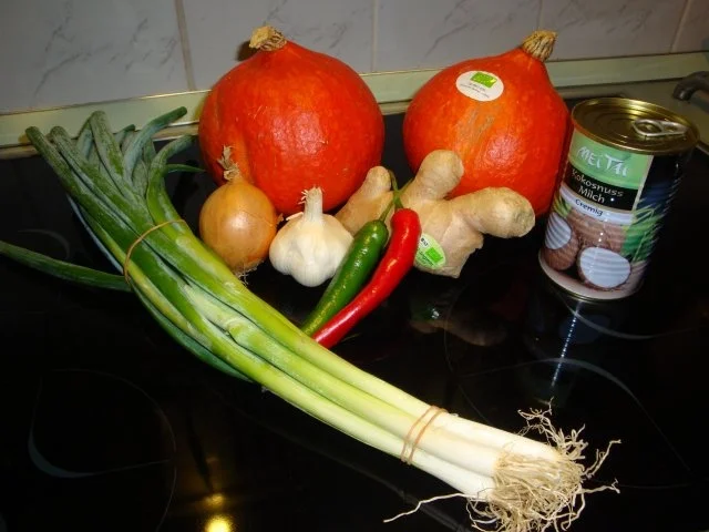 Kürbissuppe  mit Kokosmilch - Rezept - Bild Nr. 2