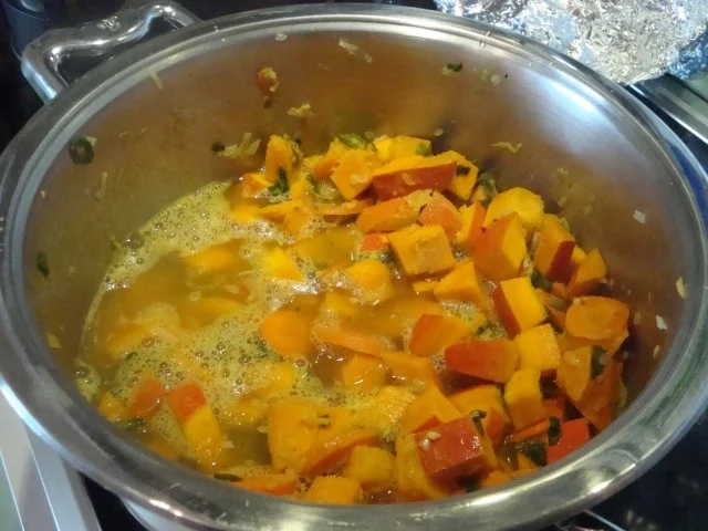 Kürbissuppe  mit Kokosmilch - Rezept - Bild Nr. 7