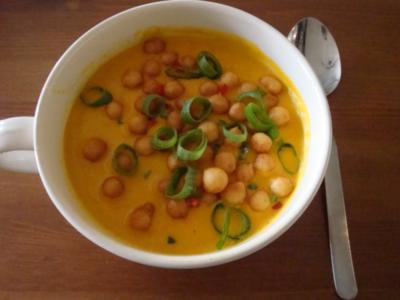 Kürbissuppe  mit Kokosmilch - Rezept