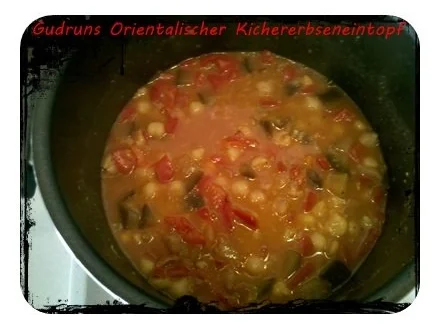 Eintopf: Orientalischer Kichererbseneintopf - Rezept - Bild Nr. 5