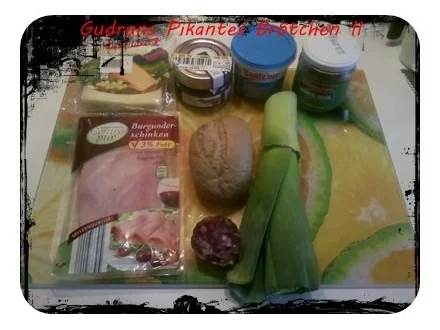 Abendbrot: Überbackenes Brötchen II - Rezept - Bild Nr. 2