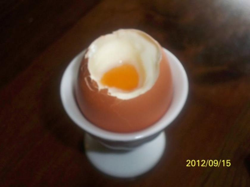 das perfekte frühstücksei - Rezept mit Bild - kochbar.de