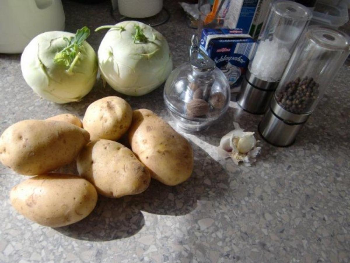Hähnchen Cordon Bleu mit Kartoffel-Kohlrabi-Gratin à la Heiko - Rezept - Bild Nr. 2