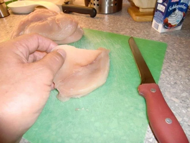 Rezept: Hähnchen Cordon Bleu mit Kartoffel-Kohlrabi-Gratin à la Heiko Bild Nr. 4 Hähnchen Cordon Bleu mit Kartoffel-Kohlrabi-Gratin à la Heiko - Rezept - Bild Nr. 4