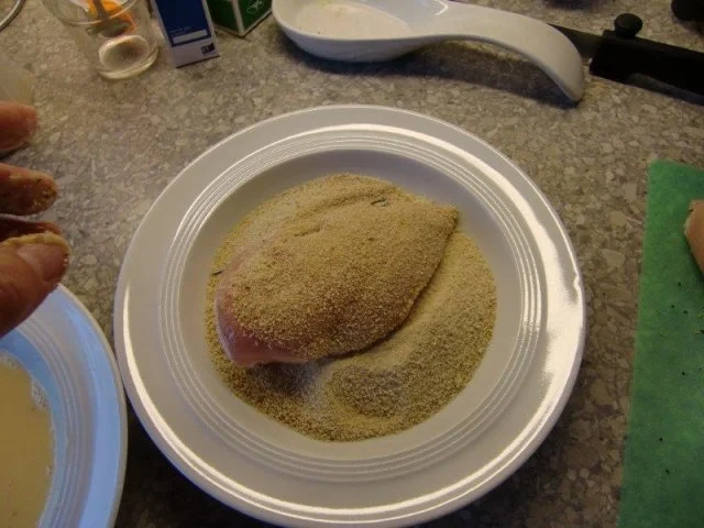 Rezept: Hähnchen Cordon Bleu mit Kartoffel-Kohlrabi-Gratin à la Heiko Bild Nr. 8 Hähnchen Cordon Bleu mit Kartoffel-Kohlrabi-Gratin à la Heiko - Rezept - Bild Nr. 8