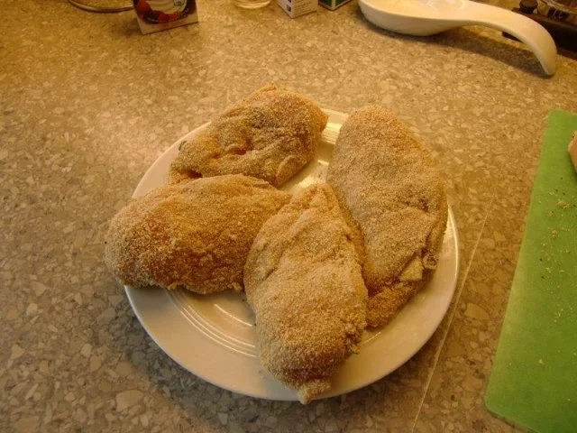 Rezept: Hähnchen Cordon Bleu mit Kartoffel-Kohlrabi-Gratin à la Heiko Bild Nr. 9 Hähnchen Cordon Bleu mit Kartoffel-Kohlrabi-Gratin à la Heiko - Rezept - Bild Nr. 9