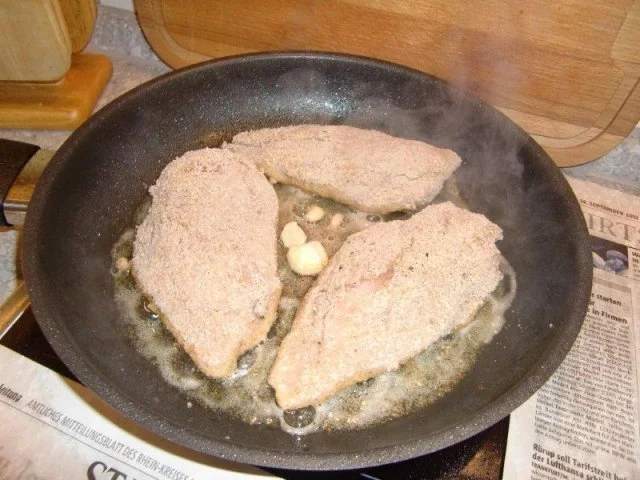 Rezept: Hähnchen Cordon Bleu mit Kartoffel-Kohlrabi-Gratin à la Heiko Bild Nr. 10 Hähnchen Cordon Bleu mit Kartoffel-Kohlrabi-Gratin à la Heiko - Rezept - Bild Nr. 10