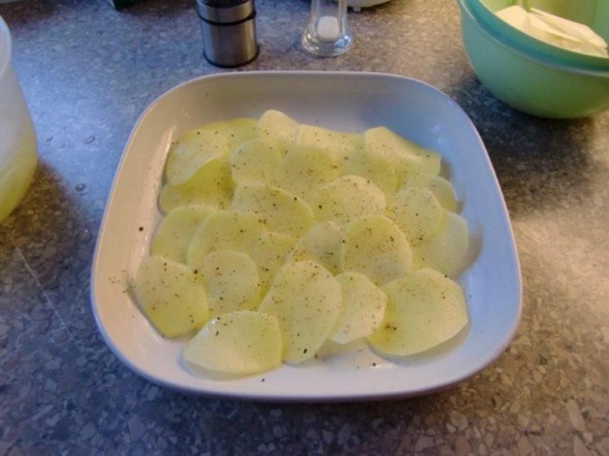 Hähnchen Cordon Bleu mit Kartoffel-Kohlrabi-Gratin à la Heiko - Rezept - Bild Nr. 13