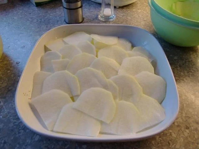 Rezept: Hähnchen Cordon Bleu mit Kartoffel-Kohlrabi-Gratin à la Heiko Bild Nr. 14 Hähnchen Cordon Bleu mit Kartoffel-Kohlrabi-Gratin à la Heiko - Rezept - Bild Nr. 14