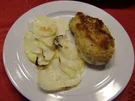 Hähnchen Cordon Bleu mit Kartoffel-Kohlrabi-Gratin à la Heiko - Rezept
