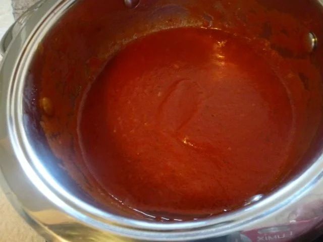 Rezept: Überbackenes XXL-NT-Schnitzel mit Tomatennudeln Bild Nr. 6 Überbackenes XXL-NT-Schnitzel mit Tomatennudeln - Rezept - Bild Nr. 6