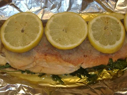 Saibling " nach Müllerin Art " - Rezept