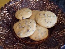 Chocolate Chip Cookies; Kekse bzw. Plätzchen - Rezept