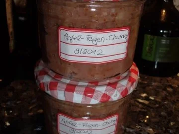 Rezept: Apfel-Feigen-Chutney Apfel-Feigen-Chutney - Rezept