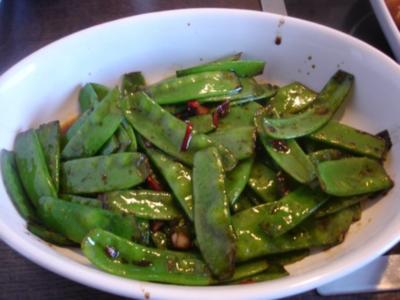 Gebratene Zuckerschoten aus dem Wok - Rezept