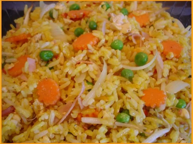 Gebratener Eierreis à la Papa - Rezept