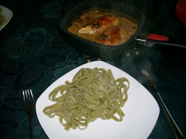 Umhüllte Hähnchenbrust mit Weintrauben - Rezept - Bild Nr. 9