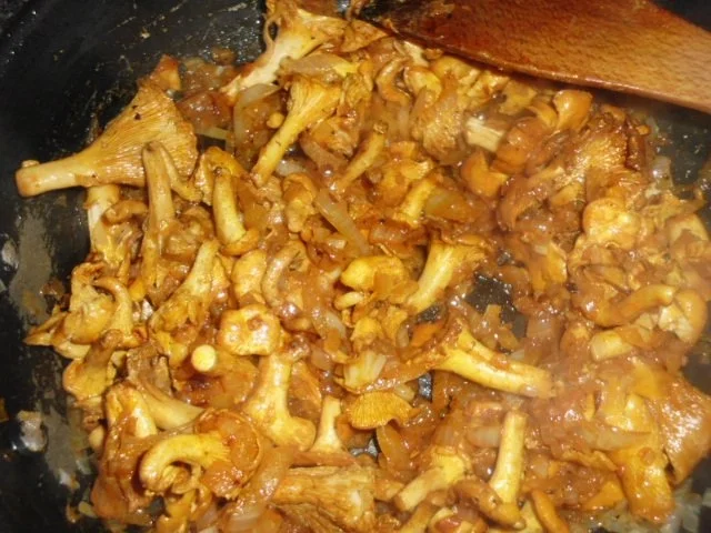 Roastbeef mit Pfifferlingen in einer Paprika-Rahmsauce mit Estragon - Rezept - Bild Nr. 8