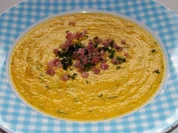 Vorspeise: Kürbis-Möhren-Suppe "Diabolo" - Rezept