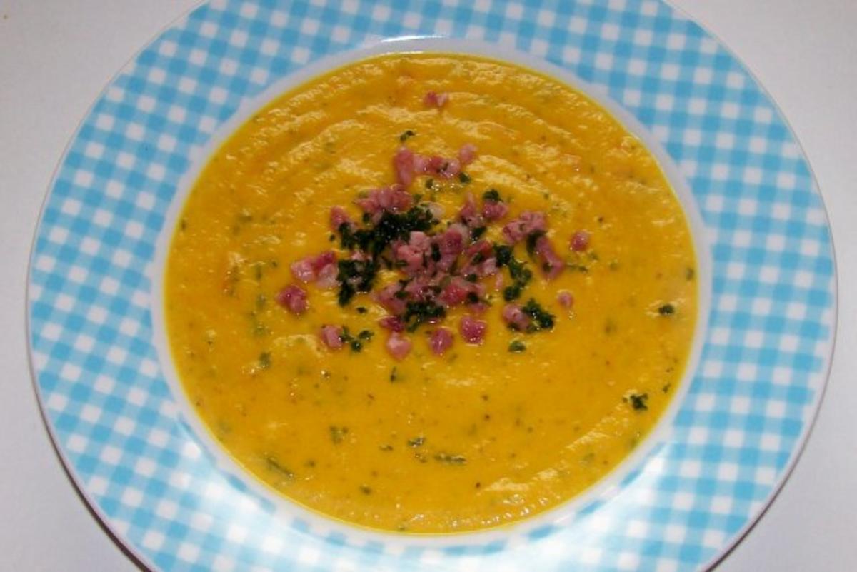 Vorspeise: Kürbis-Möhren-Suppe "Diabolo" - Rezept - Bild Nr. 8