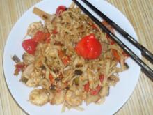 Garnelen - Nudel - Wok - Rezept