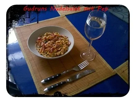 Rezept: Salat: Nudelsalat mit Pepp! Bild Nr. 9 Salat: Nudelsalat mit Pepp! - Rezept - Bild Nr. 9