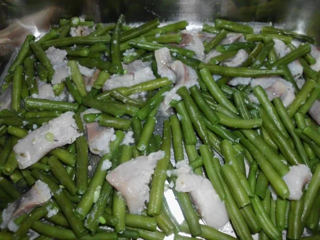 Rezept: Grüne Bohnen mit Matjes Bild Nr. 2 Grüne Bohnen mit Matjes - Rezept - Bild Nr. 2
