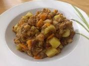 Rezept: Linseneintopf, bei dem der Vorrat geplรผndert wurde... Linseneintopf, bei dem der Vorrat geplรผndert wurde... - Rezept