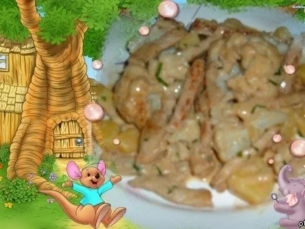 Pfannengerichte : Blumenkohl - Kartoffel - Minutensteaks - Rezept