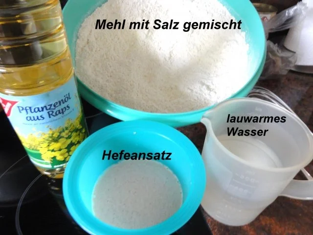 Hefe:   Grundrezept  für PIZZA (italienisch) - Rezept - Bild Nr. 2