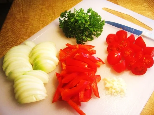 Nudeln "errötet" ... - Rezept - Bild Nr. 3