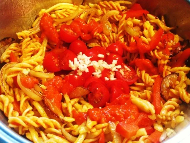 Nudeln "errötet" ... - Rezept - Bild Nr. 6