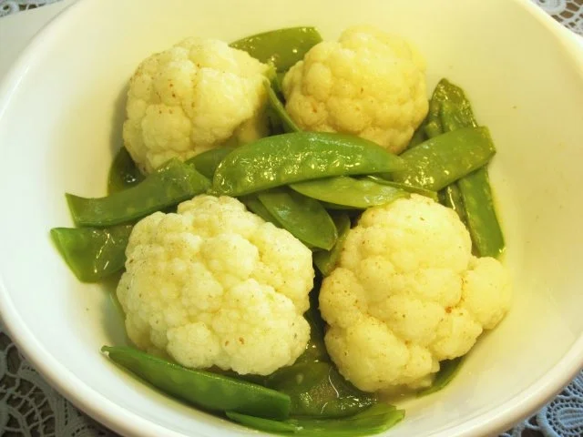 Rezept: Blumenkohl mit Zuckererbsen ... Bild Nr. 2 Blumenkohl mit Zuckererbsen ... - Rezept - Bild Nr. 2