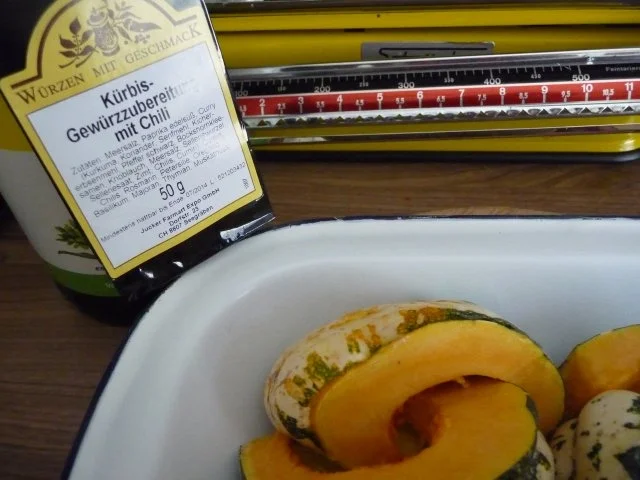 Rezept: Beilage : Kürbisstücke gebacken Bild Nr. 7 Beilage : Kürbisstücke gebacken - Rezept - Bild Nr. 7