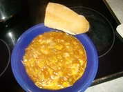 Rezept: Putengulasch oder Peperoniresteverwertung Putengulasch oder Peperoniresteverwertung - Rezept