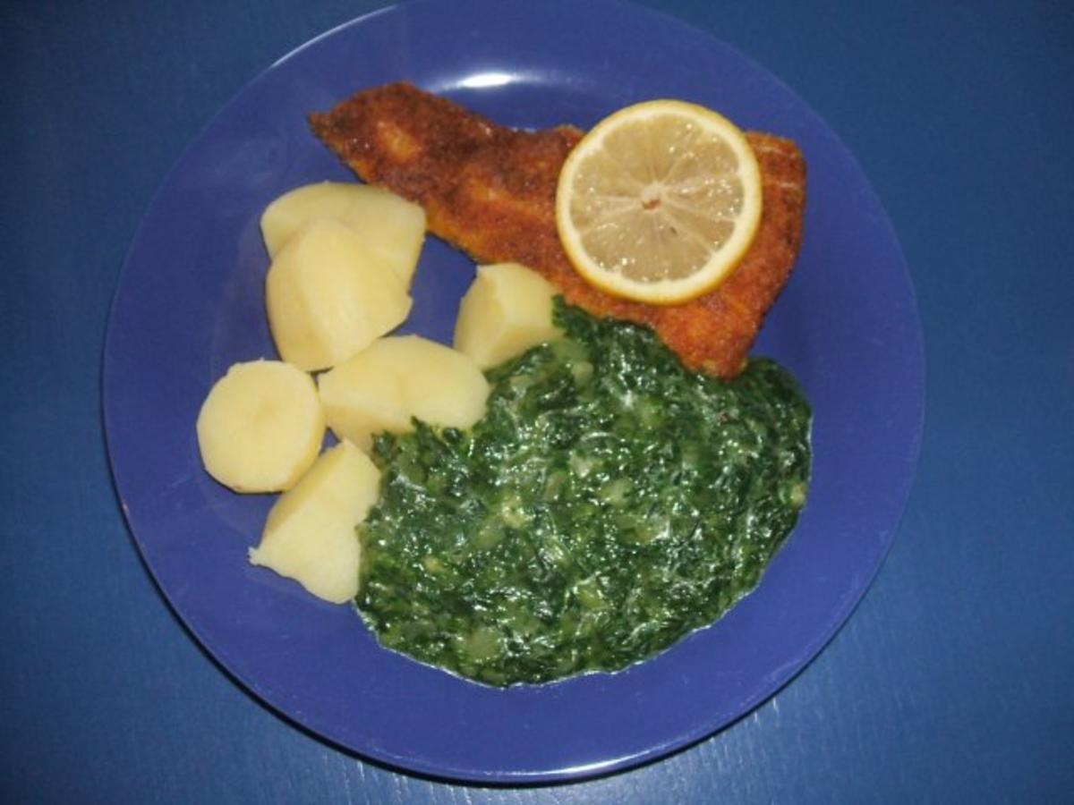 Seebarsch mit pikantem Spinat und Salzkartoffeln - Rezept - kochbar.de
