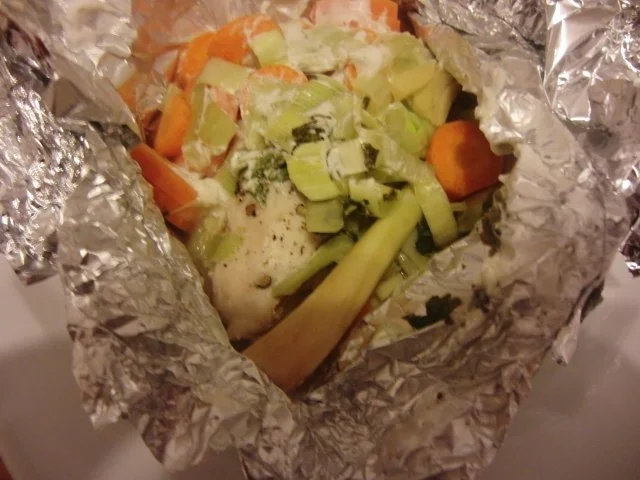 Hähnchen in der Folie mit Thai-Aromen - Rezept