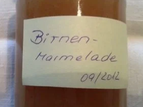 Birnen-Fruchtaufstrich - Rezept
