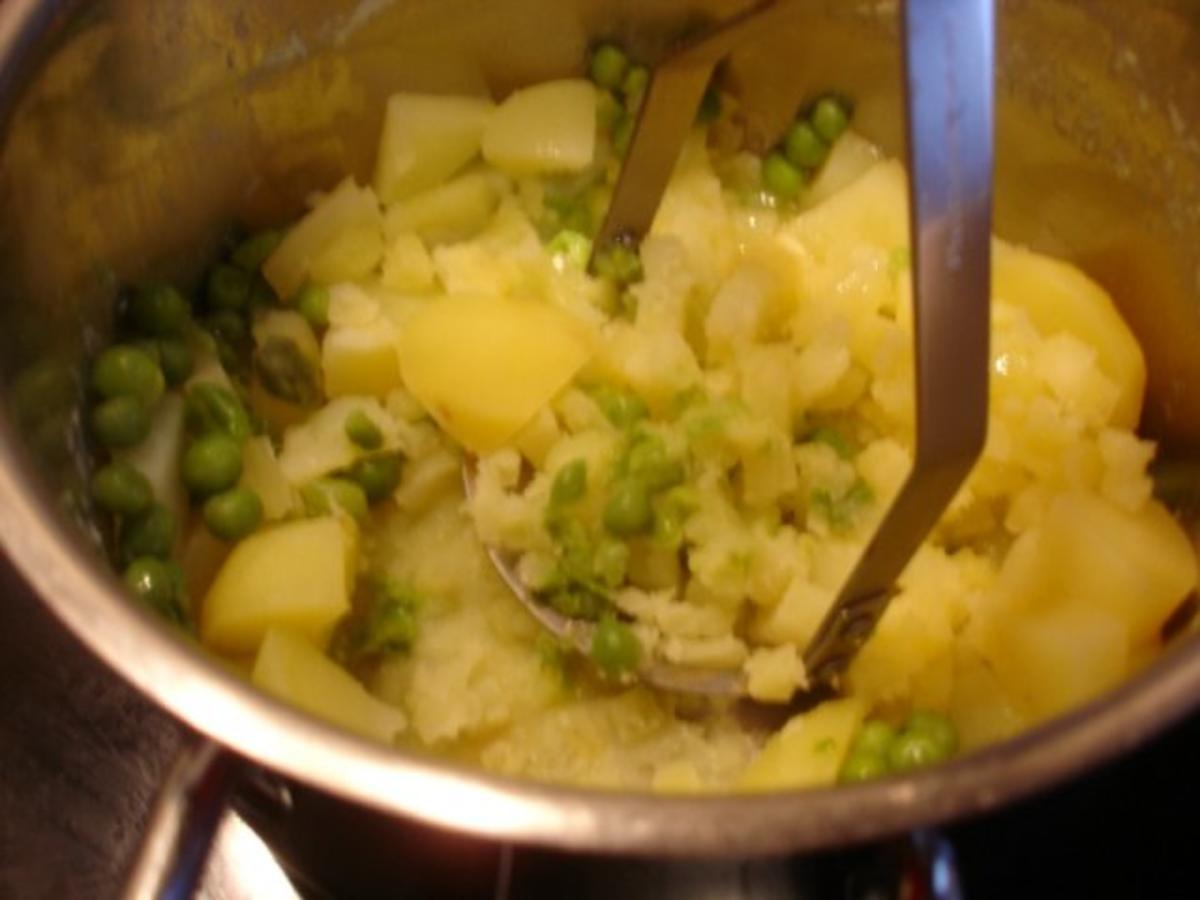 Gekochte Wachteleier mit Senfsauce und Kartoffelpüree mit Erbsen - Rezept - Bild Nr. 16