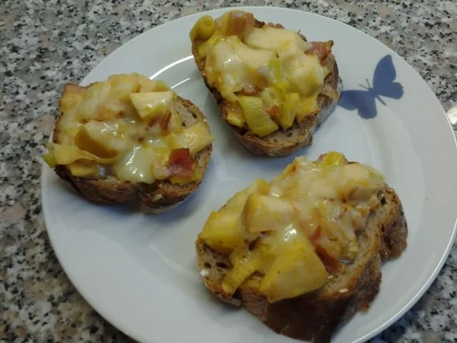 Lauchbrötchen - Rezept