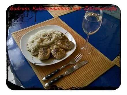 Fleisch: Kalbsmedaillons mit Zitronensoße - Rezept - Bild Nr. 9