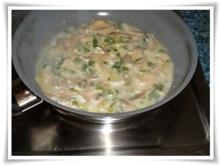 Omelett mit Austernpilze in Sahnesauce - Rezept - Bild Nr. 8